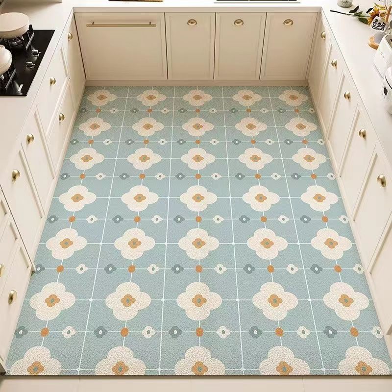 Garden Tile Kitchen Floor Mat Design 10