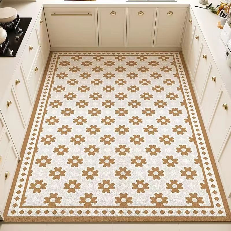 Garden Tile Kitchen Floor Mat Design 07