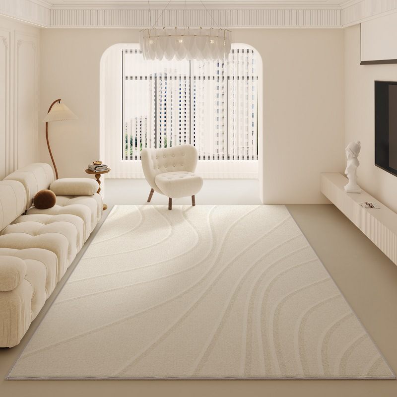 Cream Arc Area Rug Design 03