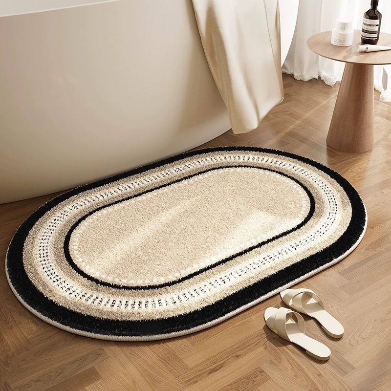 Luxe Faux Cashmere Bath Mat Design 03