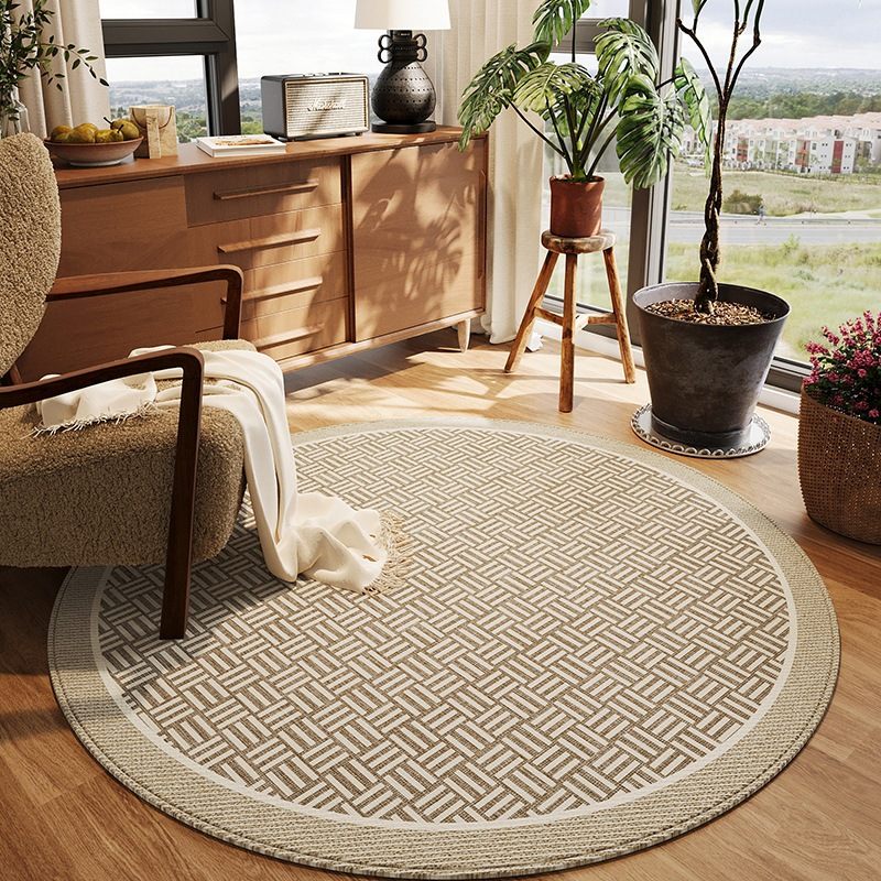 Round Loop Pile Rug Design 04