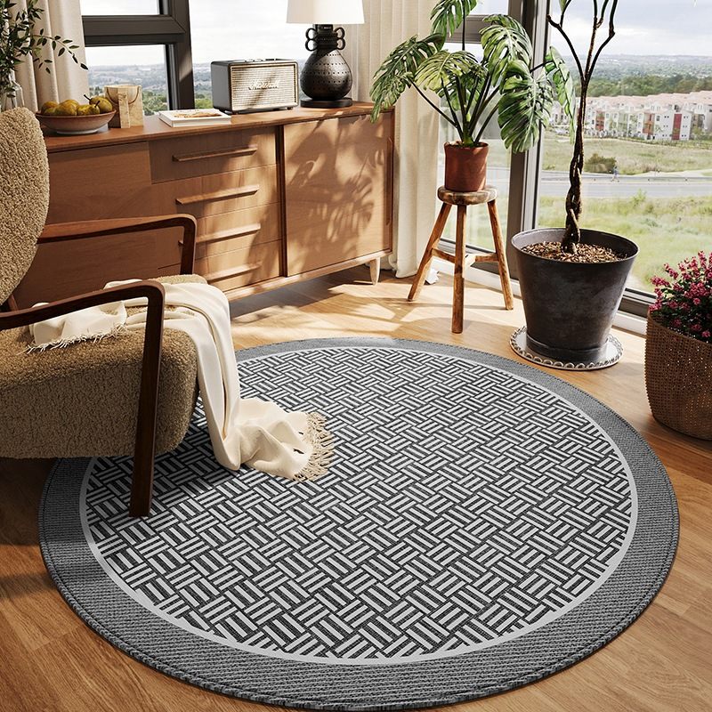 Round Loop Pile Rug Design 05