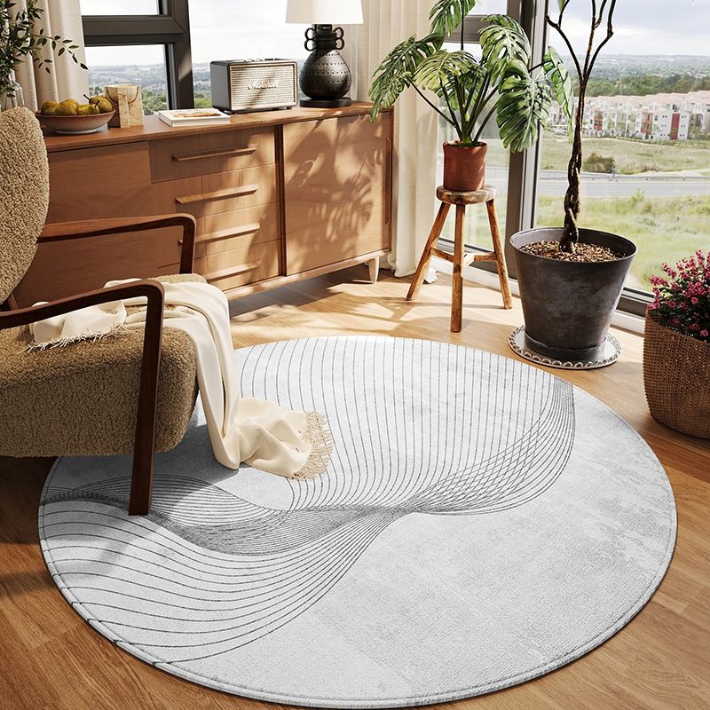 Round Loop Pile Rug Design 07