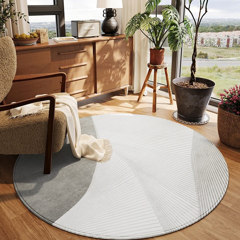 Round Loop Pile Rug Design 08